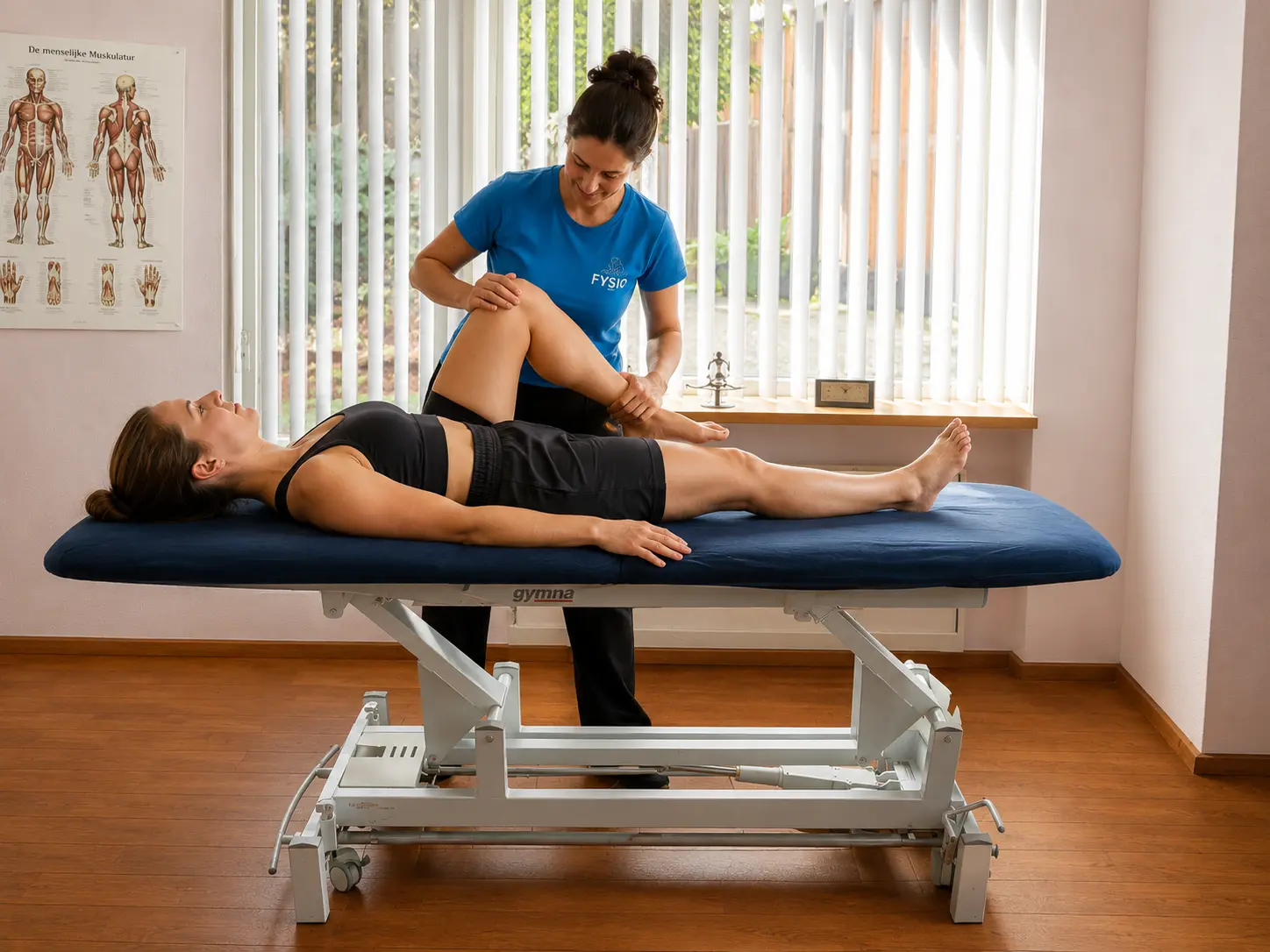 Fysiotherapeutische behandeling in de praktijk in Hintham
